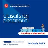 2023 Yılı  Ulusal Staj Programı 